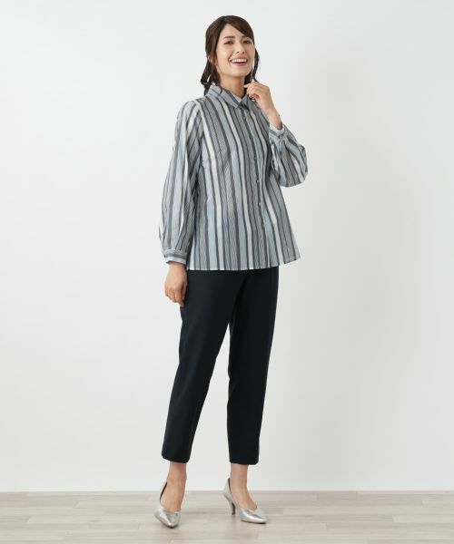 Leilian / レリアン シャツ・ブラウス | ストライプブラウス【Leilian WHITE LABEL】 | 詳細4