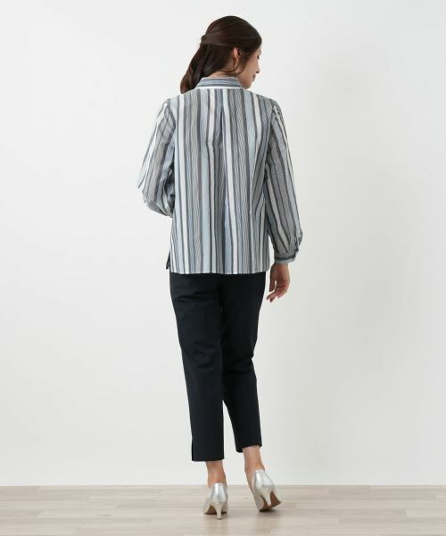 Leilian / レリアン シャツ・ブラウス | ストライプブラウス【Leilian WHITE LABEL】 | 詳細6