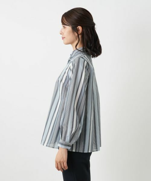 Leilian / レリアン シャツ・ブラウス | ストライプブラウス【Leilian WHITE LABEL】 | 詳細8
