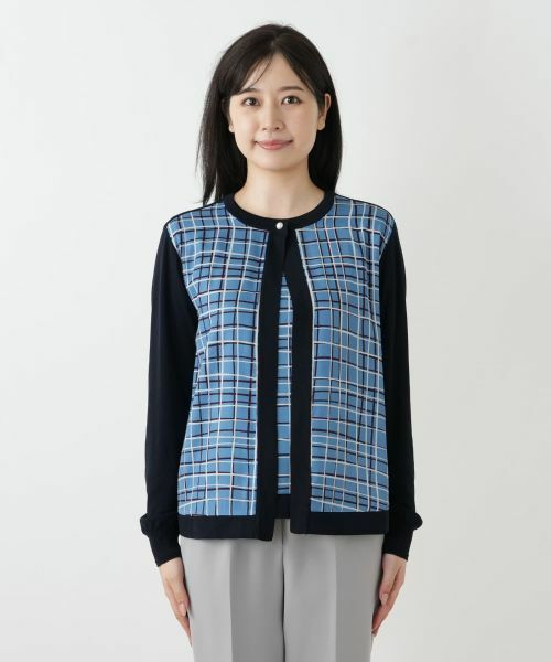 Leilian / レリアン カーディガン・ボレロ | チェック柄カーディガン | 詳細4