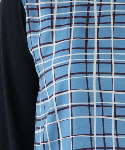 Leilian / レリアン ニット・セーター | チェック切替ニット | 詳細11