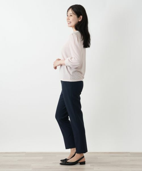 Leilian / レリアン ニット・セーター | 編地切替クルーネックニット | 詳細5