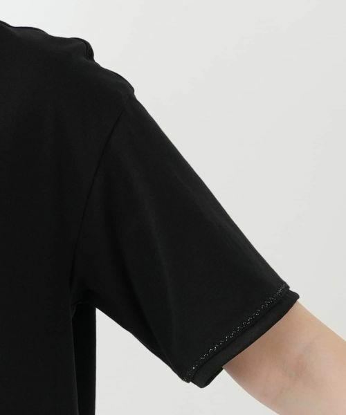 Leilian / レリアン カットソー | ラメクルーネックカットソー | 詳細12