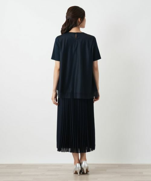 Leilian / レリアン カットソー | チュールレイヤードカットソー | 詳細3