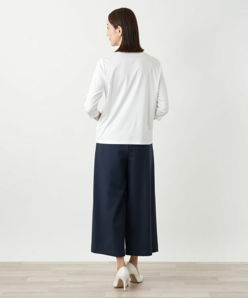 Leilian / レリアン カットソー | 刺繍プリントカットソー | 詳細3