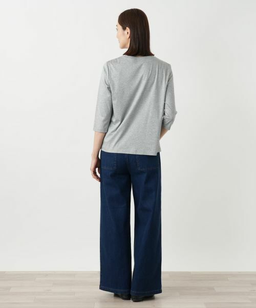 Leilian / レリアン カットソー | 刺繍プリントカットソー | 詳細9