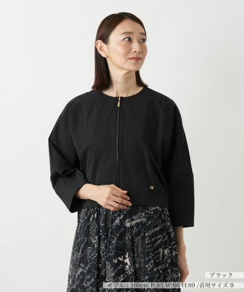 Leilian / レリアン その他アウター | ノーカラージャケット(ブラック)