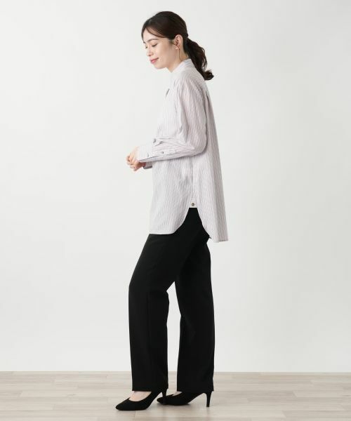 Leilian / レリアン シャツ・ブラウス | ストライプブラウス【SOMELOS】 | 詳細2