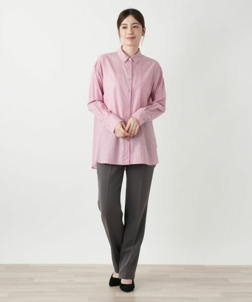 Leilian / レリアン シャツ・ブラウス | ストライプブラウス【SOMELOS】 | 詳細4