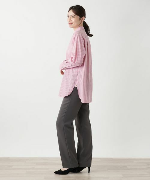 Leilian / レリアン シャツ・ブラウス | ストライプブラウス【SOMELOS】 | 詳細5