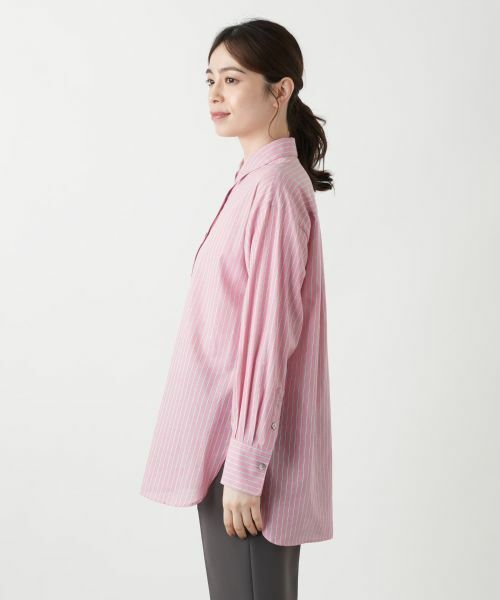 Leilian / レリアン シャツ・ブラウス | ストライプブラウス【SOMELOS】 | 詳細8