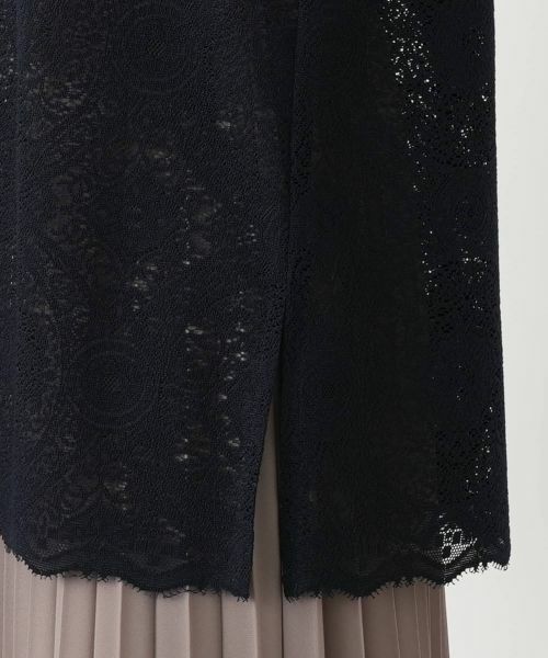 Leilian / レリアン テーラードジャケット | 総レースベスト【Leilian WHITE LABEL】 | 詳細14