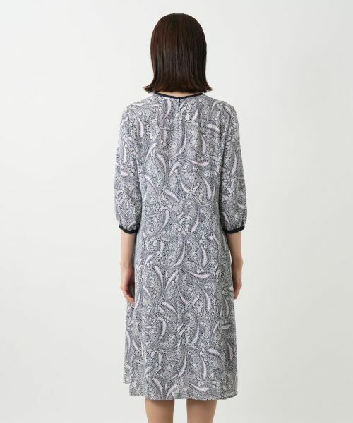 Leilian / レリアン ドレス | プリーツプリントワンピース【Leilian WHITE LABEL】 | 詳細10