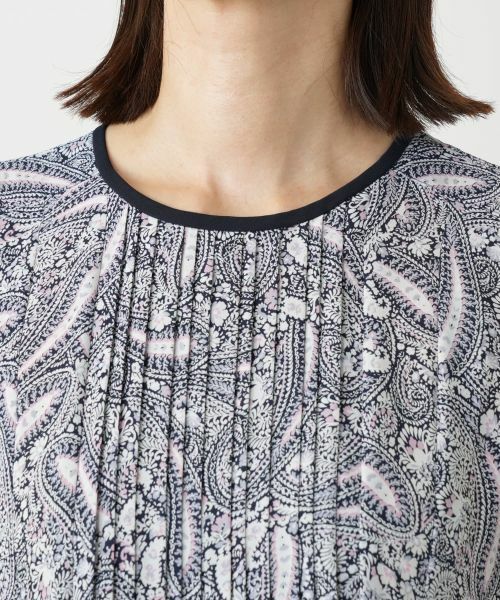 Leilian / レリアン ドレス | プリーツプリントワンピース【Leilian WHITE LABEL】 | 詳細11