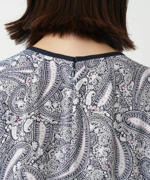 Leilian / レリアン ドレス | プリーツプリントワンピース【Leilian WHITE LABEL】 | 詳細12