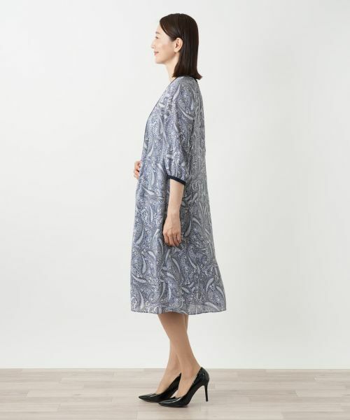 Leilian / レリアン ドレス | プリーツプリントワンピース【Leilian WHITE LABEL】 | 詳細2