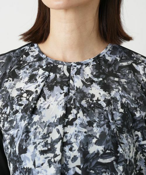 Leilian / レリアン シャツ・ブラウス | 切替タックブラウス【Leilian WHITE LABEL】 | 詳細10