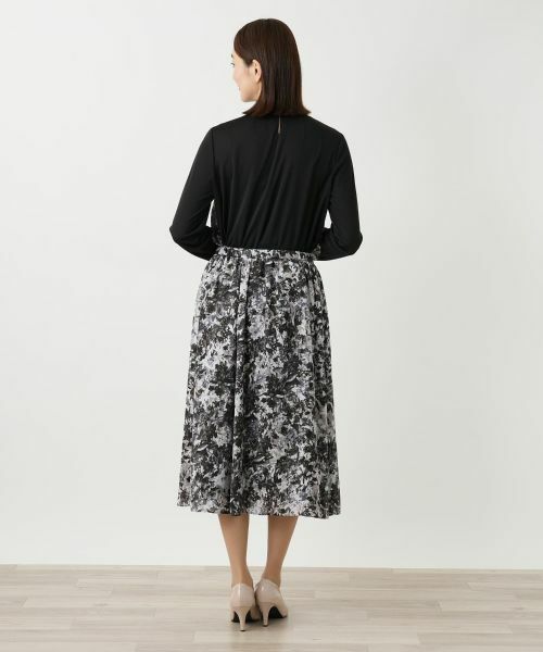 Leilian / レリアン シャツ・ブラウス | 切替タックブラウス【Leilian WHITE LABEL】 | 詳細3