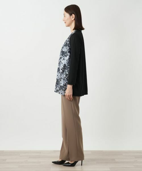 Leilian / レリアン シャツ・ブラウス | 切替タックブラウス【Leilian WHITE LABEL】 | 詳細5