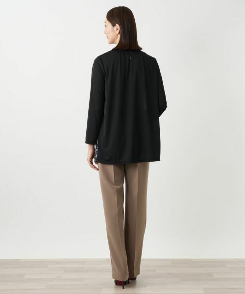 Leilian / レリアン シャツ・ブラウス | 切替タックブラウス【Leilian WHITE LABEL】 | 詳細6