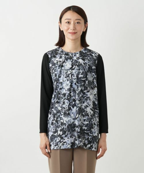 Leilian / レリアン シャツ・ブラウス | 切替タックブラウス【Leilian WHITE LABEL】 | 詳細7