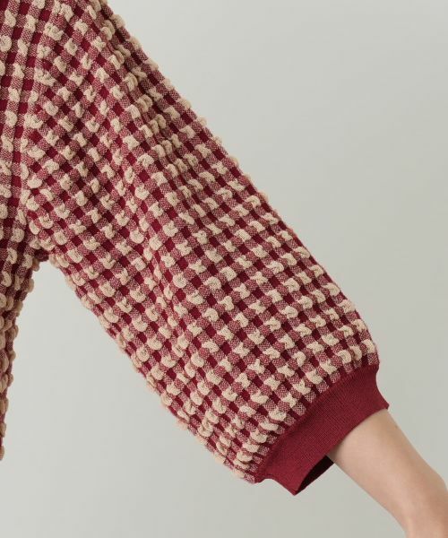 Leilian / レリアン ニット・セーター | チェックボートネックニット | 詳細12