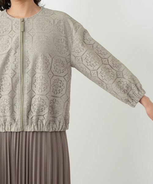 Leilian / レリアン その他アウター | ノーカラーブルゾン【Leilian WHITE LABEL】 | 詳細12