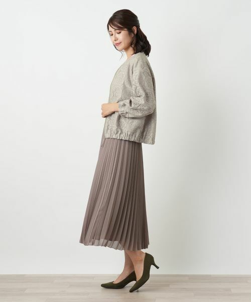 Leilian / レリアン その他アウター | ノーカラーブルゾン【Leilian WHITE LABEL】 | 詳細5