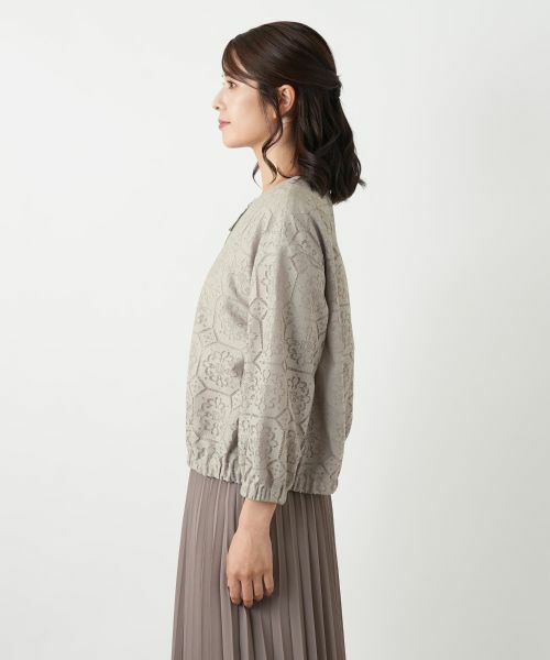 Leilian / レリアン その他アウター | ノーカラーブルゾン【Leilian WHITE LABEL】 | 詳細8