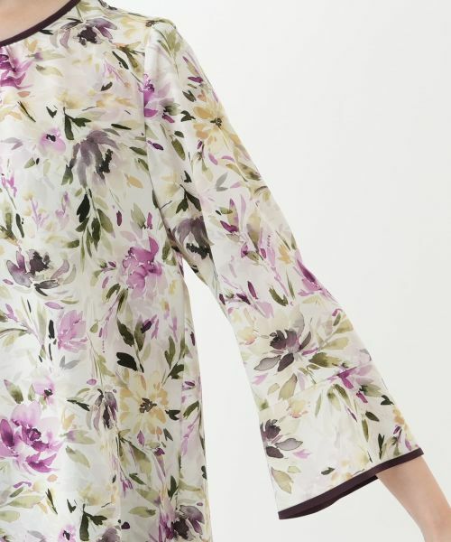Leilian / レリアン シャツ・ブラウス | 花柄プリントブラウス【Leilian WHITE LABEL】 | 詳細12