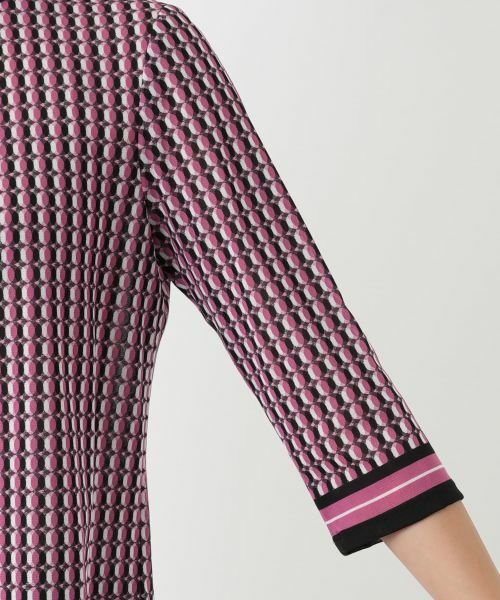 Leilian / レリアン カットソー | 幾何学柄カットソー【Leilian WHITE LABEL】 | 詳細12