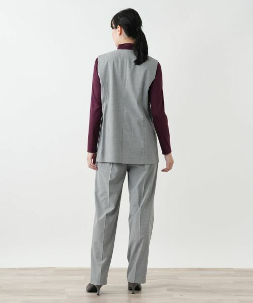 Leilian / レリアン テーラードジャケット | Vネックベスト【Leilian WHITE LABEL】 | 詳細6