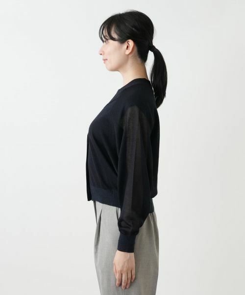 Leilian / レリアン カーディガン・ボレロ | ドルマンスリーブカーディガン【Leilian WHITE LABEL】 | 詳細11