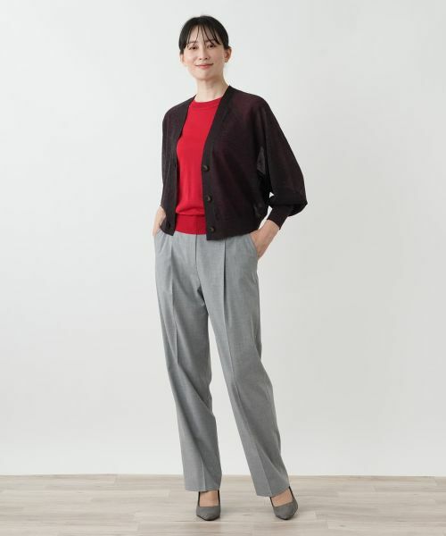 Leilian / レリアン カーディガン・ボレロ | ドルマンスリーブカーディガン【Leilian WHITE LABEL】 | 詳細4