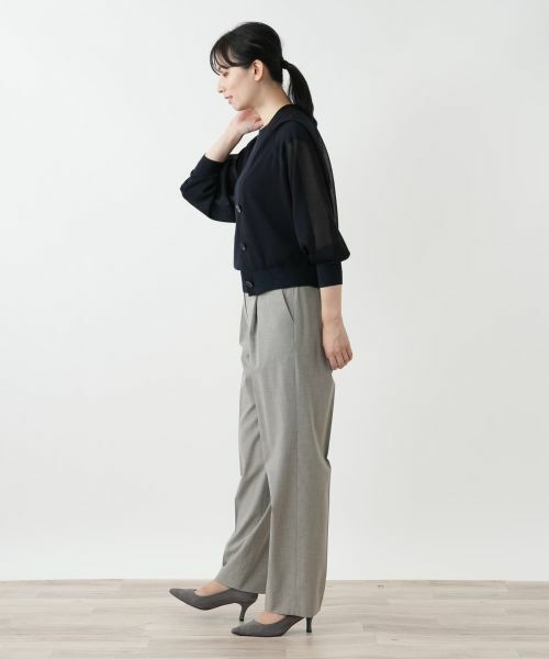 Leilian / レリアン カーディガン・ボレロ | ドルマンスリーブカーディガン【Leilian WHITE LABEL】 | 詳細8