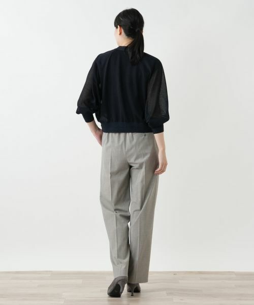 Leilian / レリアン カーディガン・ボレロ | ドルマンスリーブカーディガン【Leilian WHITE LABEL】 | 詳細9