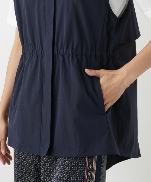 Leilian / レリアン テーラードジャケット | アシンメトリーバックスリットベスト【Leilian WHITE LABEL】 | 詳細10