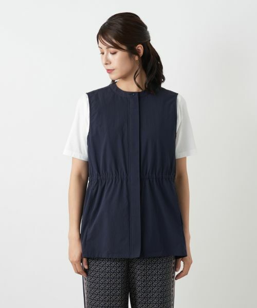 Leilian / レリアン テーラードジャケット | アシンメトリーバックスリットベスト【Leilian WHITE LABEL】 | 詳細4