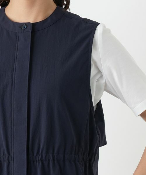Leilian / レリアン テーラードジャケット | アシンメトリーバックスリットベスト【Leilian WHITE LABEL】 | 詳細9