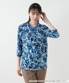 Leilian / レリアン カットソー | 花柄プリントカットソー【Leilian WHITE LABEL】