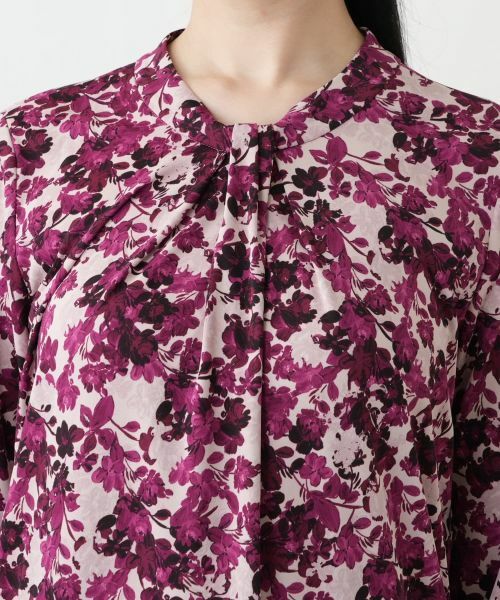 Leilian / レリアン カットソー | 花柄プリントカットソー【Leilian WHITE LABEL】 | 詳細10