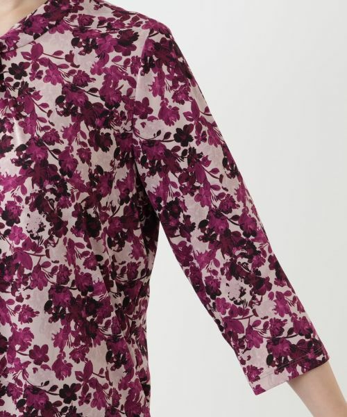 Leilian / レリアン カットソー | 花柄プリントカットソー【Leilian WHITE LABEL】 | 詳細12