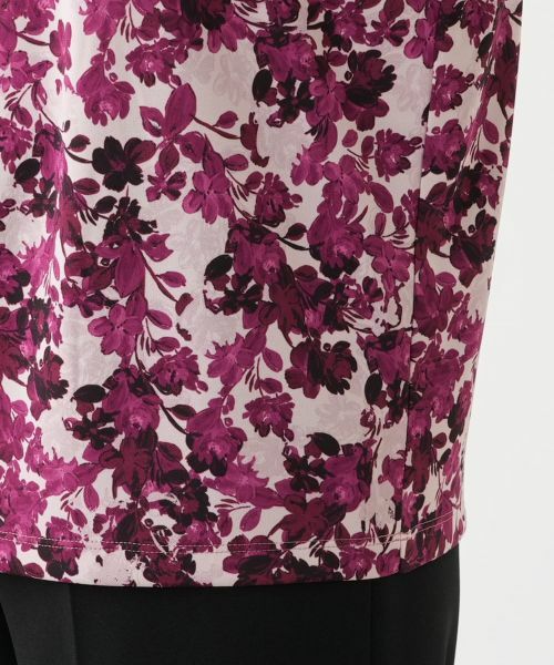 Leilian / レリアン カットソー | 花柄プリントカットソー【Leilian WHITE LABEL】 | 詳細13