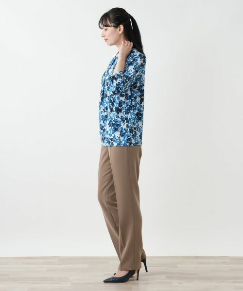 Leilian / レリアン カットソー | 花柄プリントカットソー【Leilian WHITE LABEL】 | 詳細2