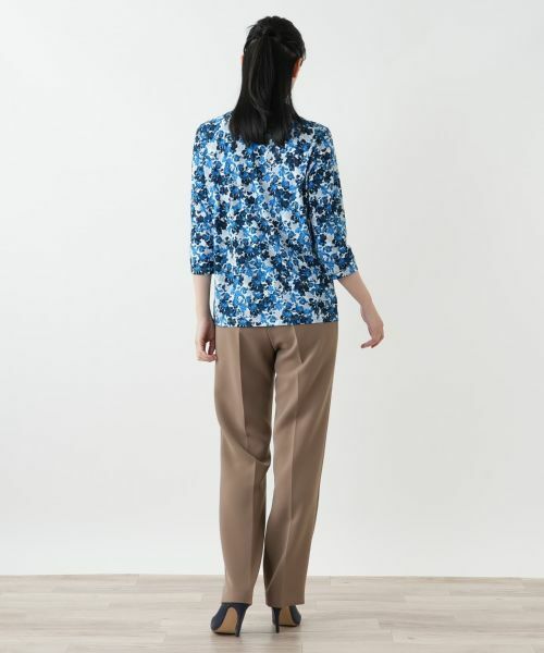 Leilian / レリアン カットソー | 花柄プリントカットソー【Leilian WHITE LABEL】 | 詳細3