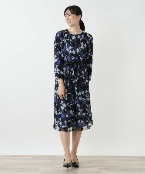 Leilian / レリアン セットアップ | 花柄ブラウススーツ【セレモニー】【Leilian WHITE LABEL】 | 詳細1