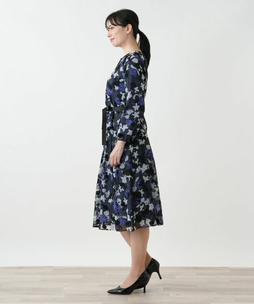 Leilian / レリアン セットアップ | 花柄ブラウススーツ【セレモニー】【Leilian WHITE LABEL】 | 詳細2