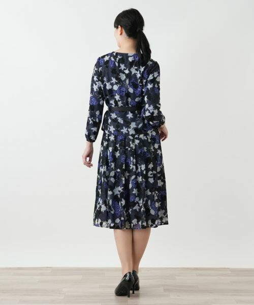 Leilian / レリアン セットアップ | 花柄ブラウススーツ【セレモニー】【Leilian WHITE LABEL】 | 詳細3