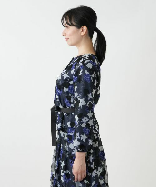 Leilian / レリアン セットアップ | 花柄ブラウススーツ【セレモニー】【Leilian WHITE LABEL】 | 詳細6