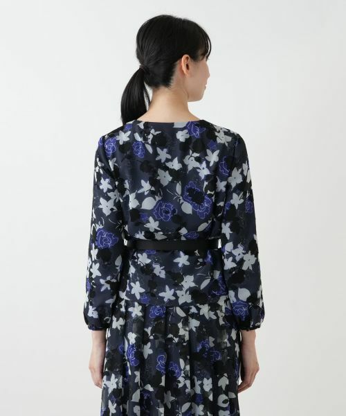 Leilian / レリアン セットアップ | 花柄ブラウススーツ【セレモニー】【Leilian WHITE LABEL】 | 詳細7